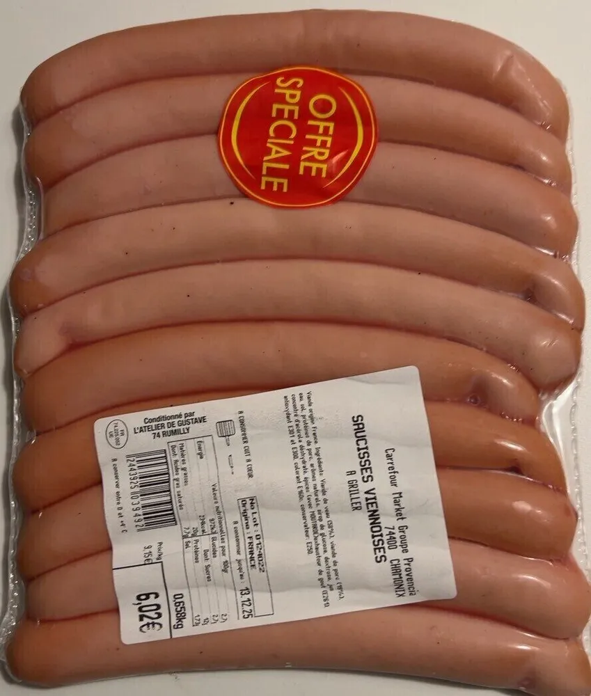 Saucisses viennoises