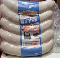 Saucisses blanches à base de veau à griller
