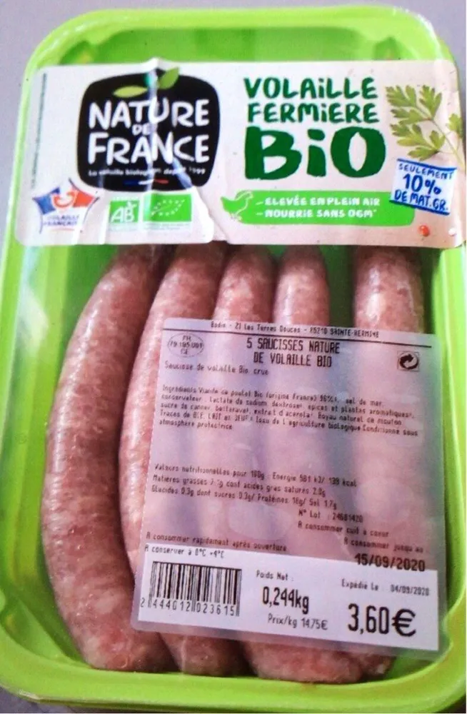 Volaille fermière bio