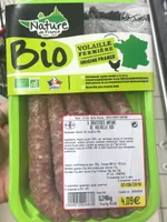 Saucisses nature de volaille