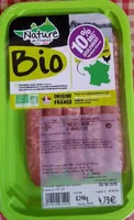 Saucisses nature de volaille bio