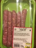 5 saucisses nature de volaille bio