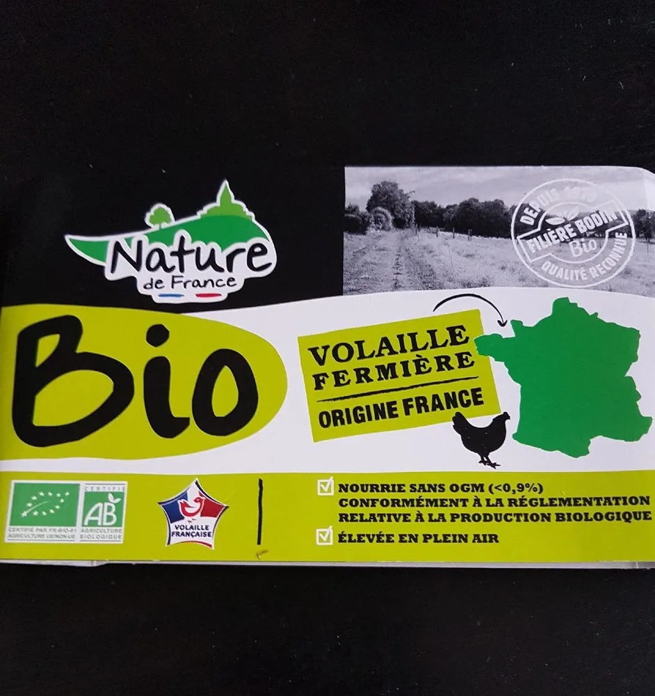 Saucisse Nature de volaille Bio