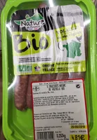 Saucisses nature de volaille bio