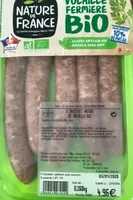 5 saucisses nature de volaille bio