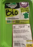 5 saucisses nature de volaille bio