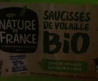 Saucisse de volaille bio