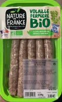 Saucisses Herbes de Volailles BIO