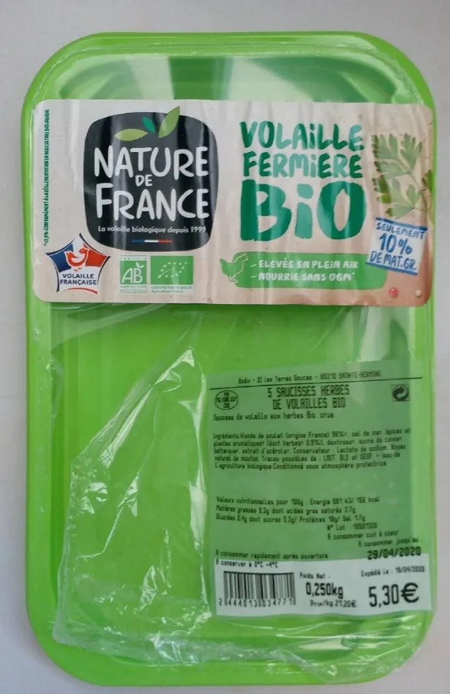 Volaille fermière Bio