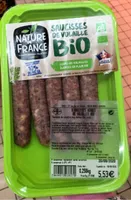 Saucisse de volaille bio