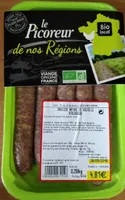 Saucisse nature de volaille biologique