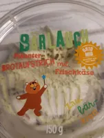 Pikanter Brotaufstrich mit Frischkäse und Bärlauchpesto