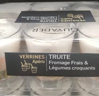 Verrine truite fromage frais