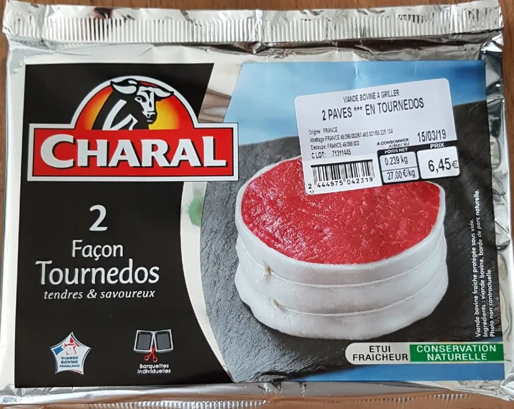 Paves facon Tournedos