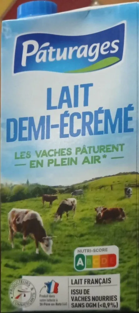 Lait demi-écrémé
