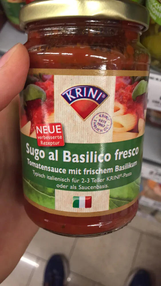 Krini  Sugo al Basilico fresco sauce tomate au basilic frais