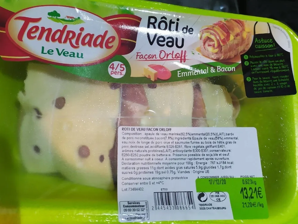 Rôti de veau façon Orloff