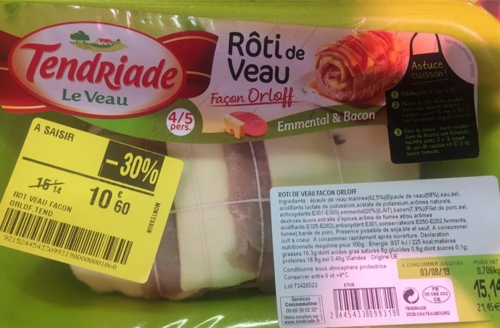 Roti de veau façon Orloff
