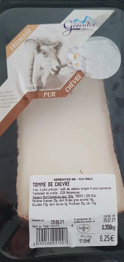 Fromage pur chèvre