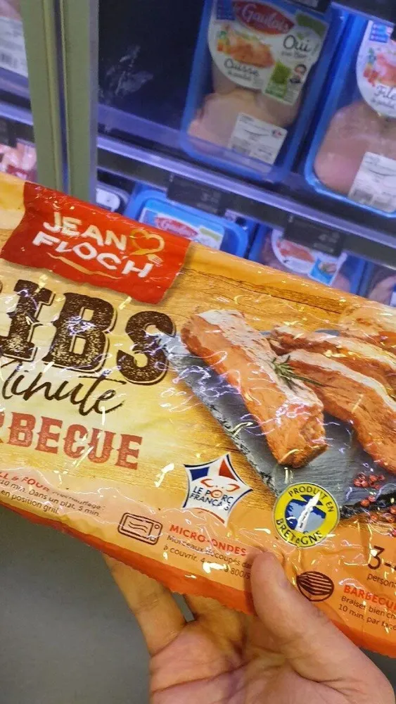 Rib's cuit barbecue