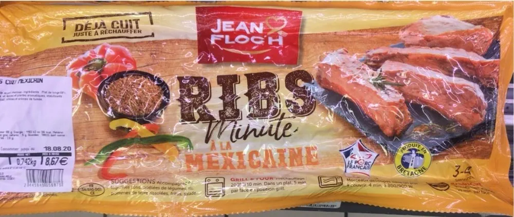 Ribs minute a la mexicaine