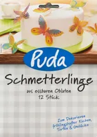 Schmetterlinge aus essbaren Oblaten
