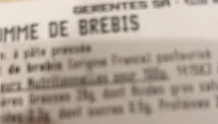Tomme de brebis