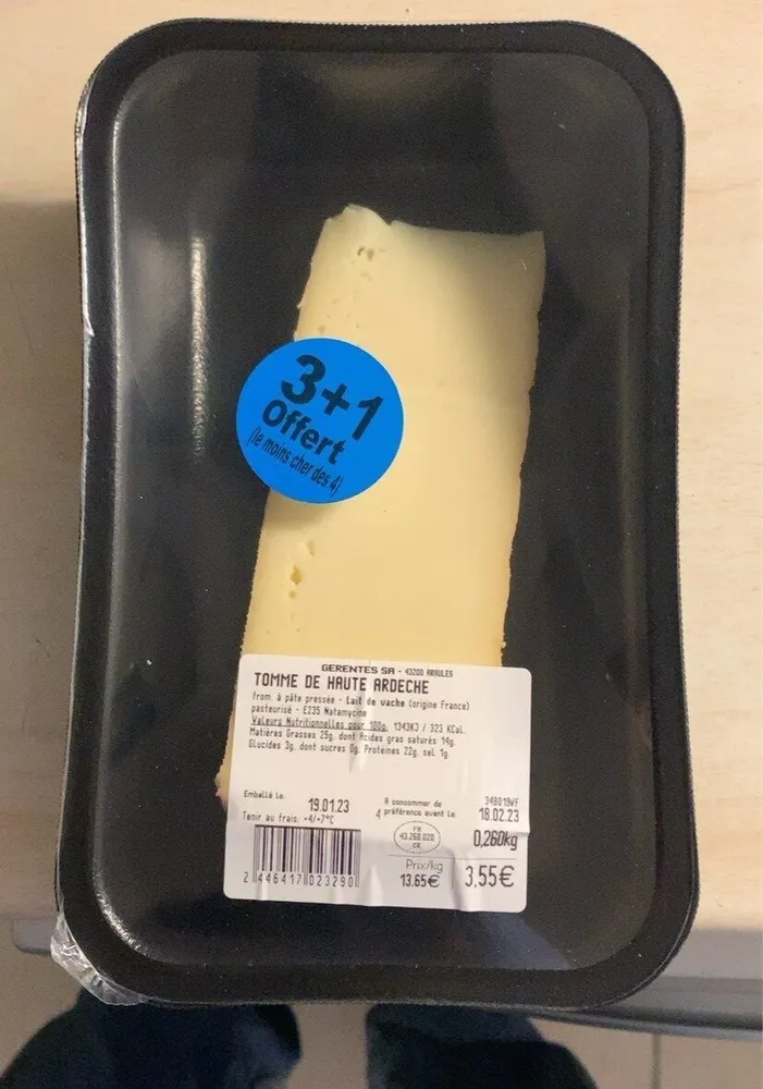 Tomme de Haute Ardèche