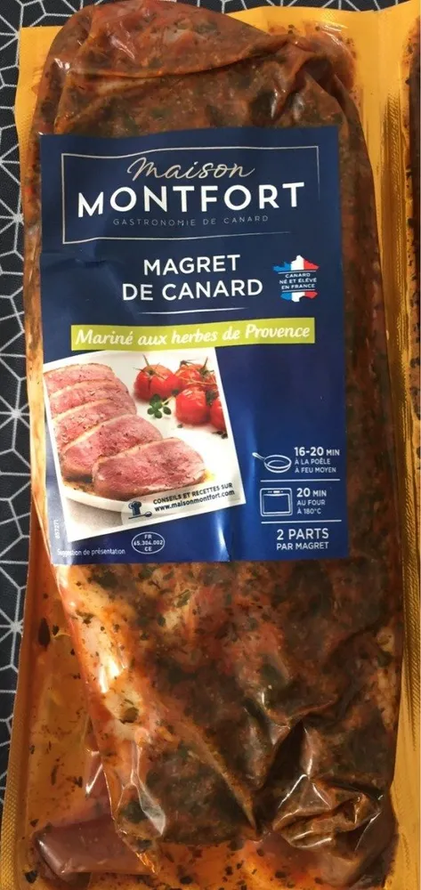 Magret de canard mariné aux herbes de provence