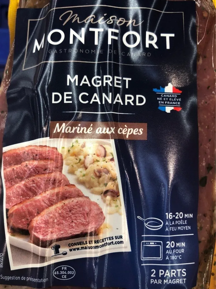 Magret de canard aux cepes