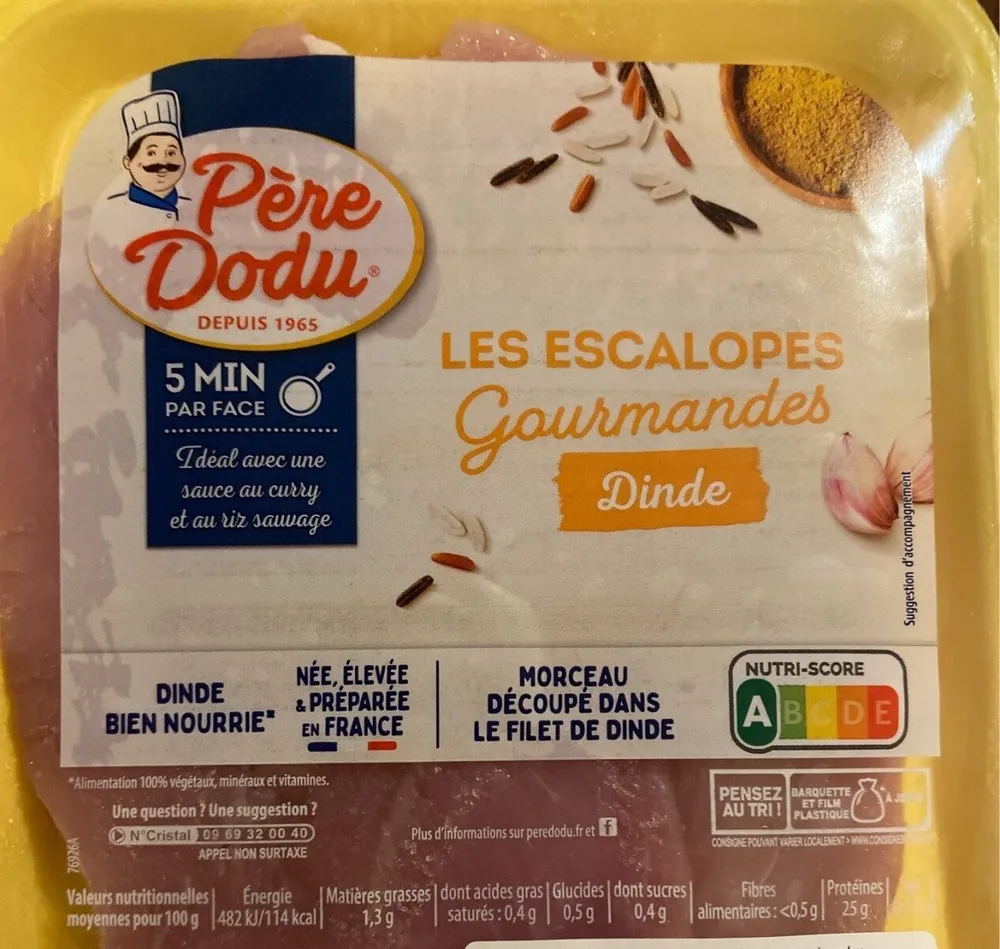 Les escalopes gourmandes
