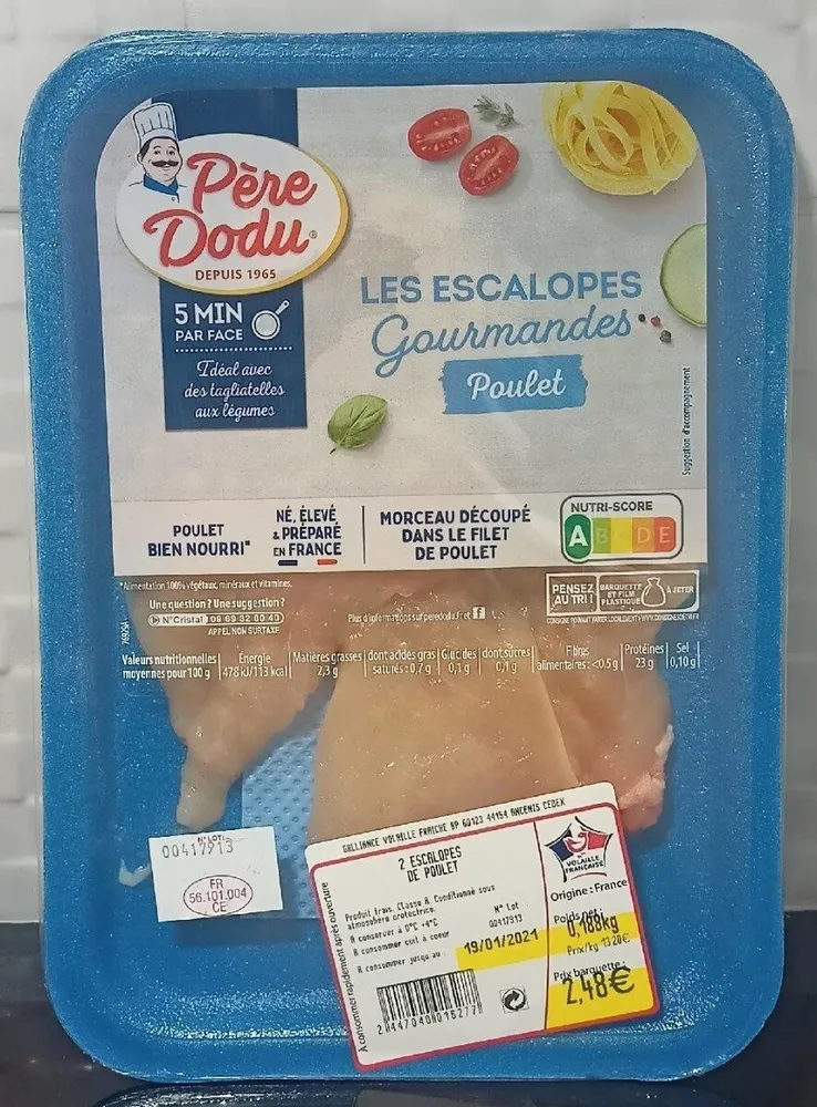 Les escalopes gourmandes