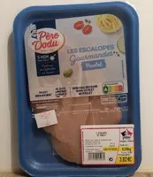 Les escalopes gourmandes poulet