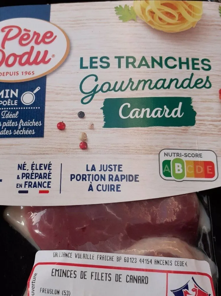 Émincés de canard