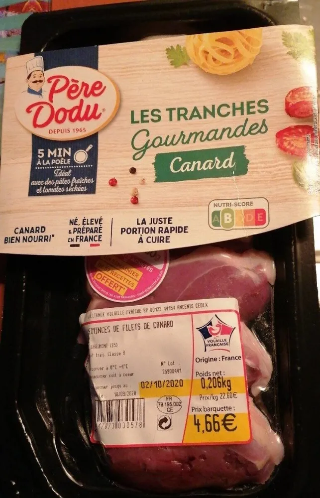Les tranches gourmandes - canard
