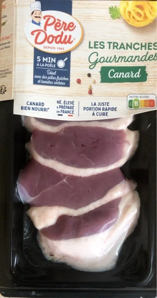 Les tranches gourmandes canard
