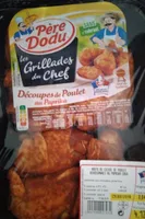 Découpes de poulet au paprika