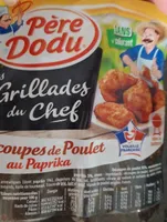 Découpes de poulet au paprika