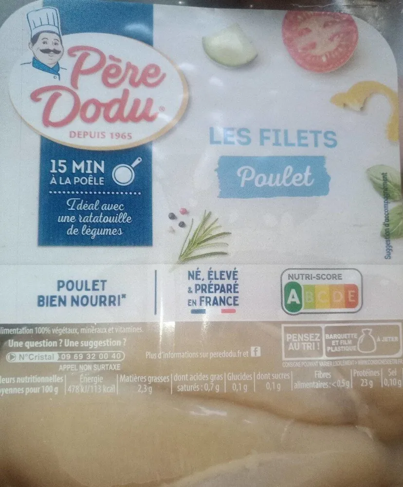 Les filets de poulet