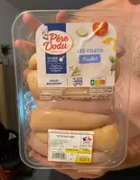 Filets de poulet jaune