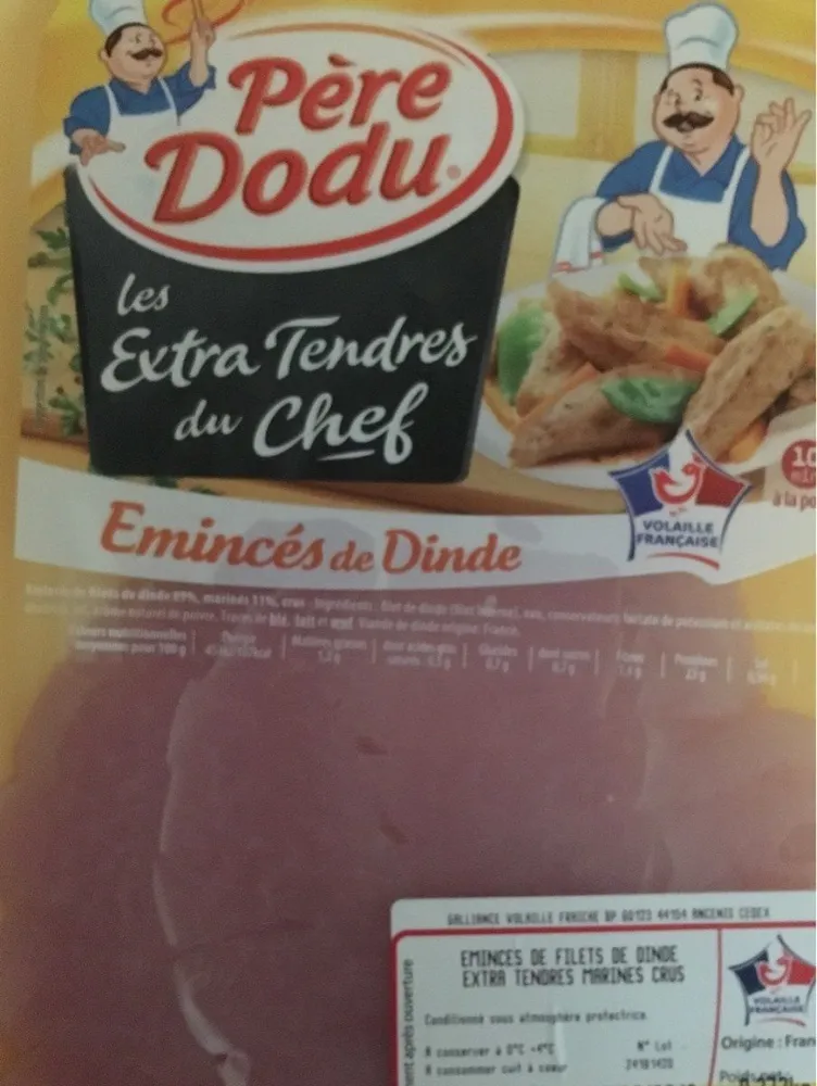 Extra tendres du chef
