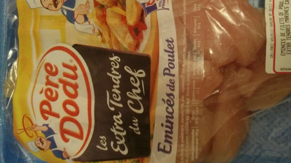 Émincés de poulet