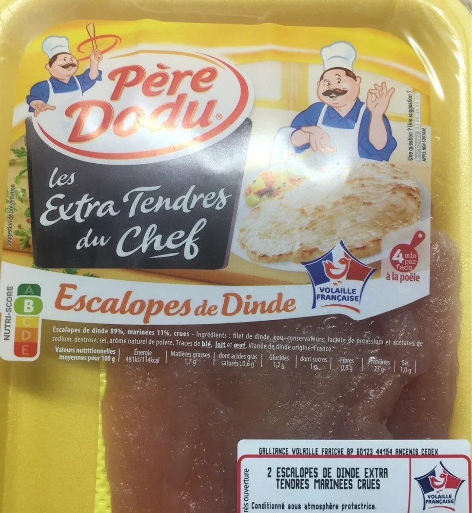 Escalopes de dinde