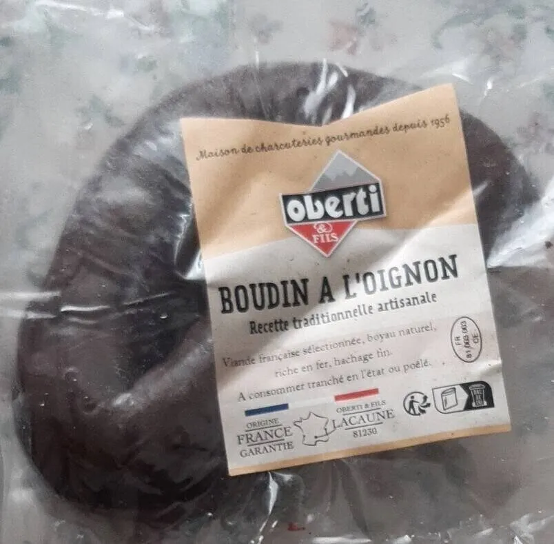 Boudin à l'oignon