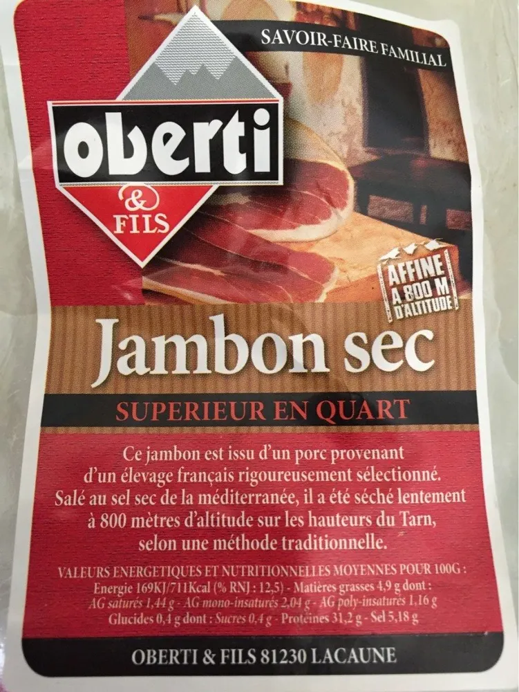 Jambon sec