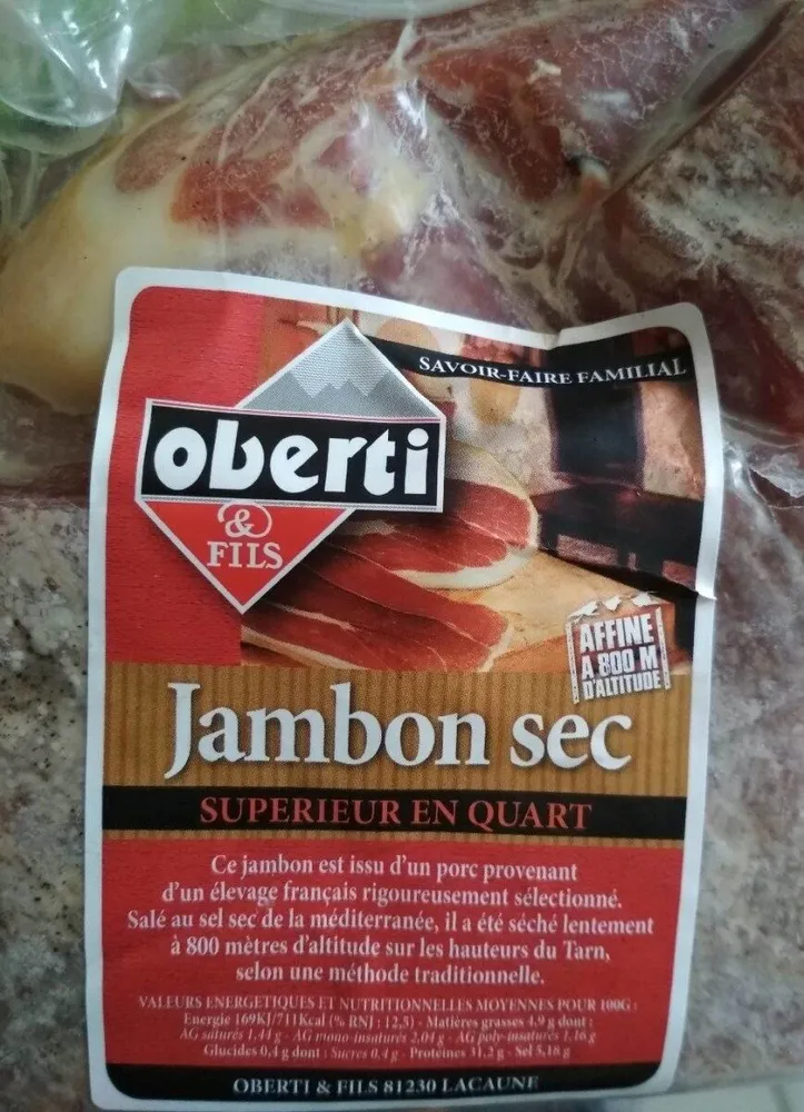 Jambon sec supérieur