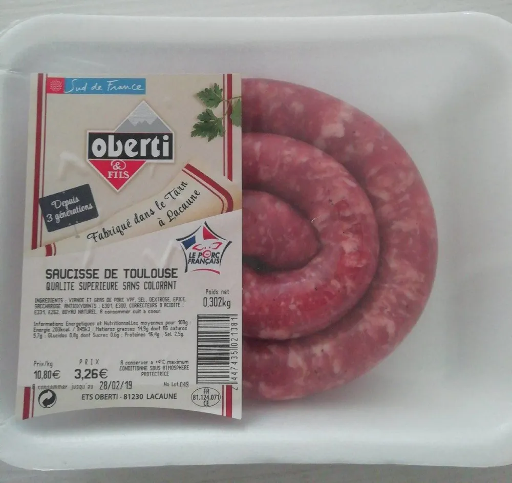 Saucisse de Toulouse