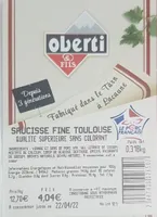 Saucisse fine de Toulouse