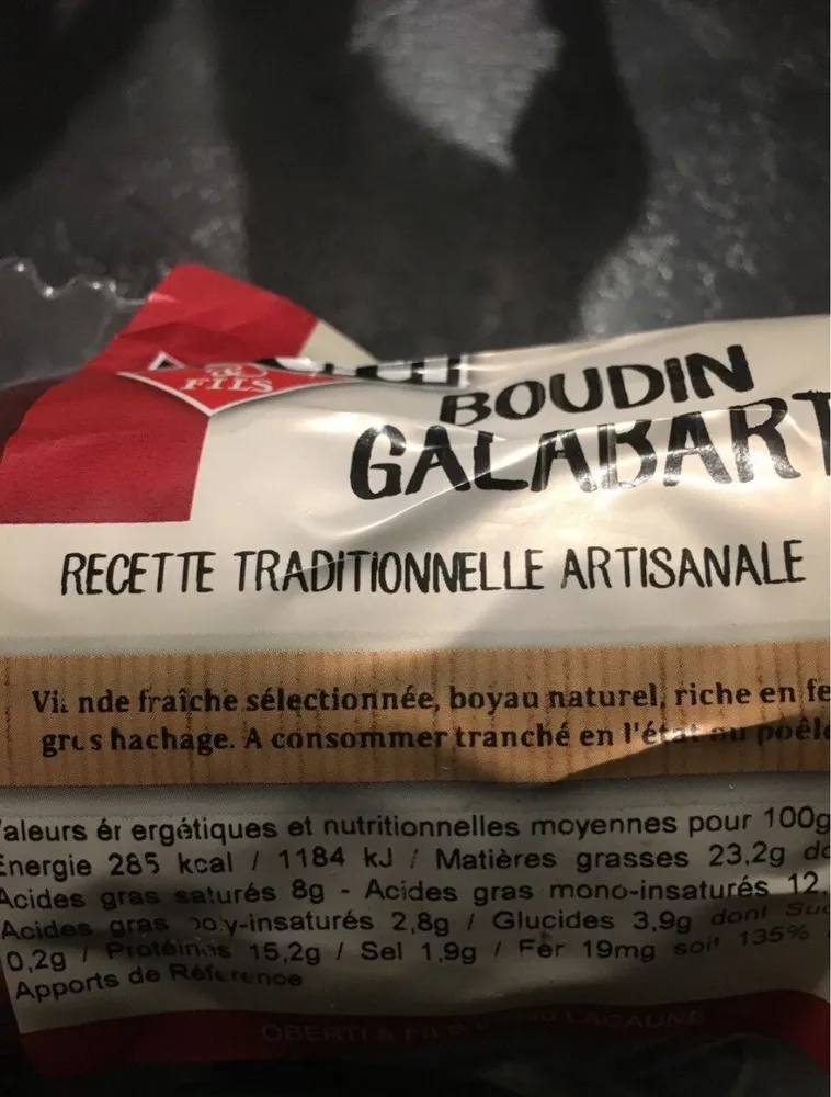 Boudin galabart