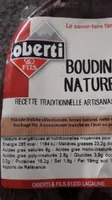 Boudin nature
